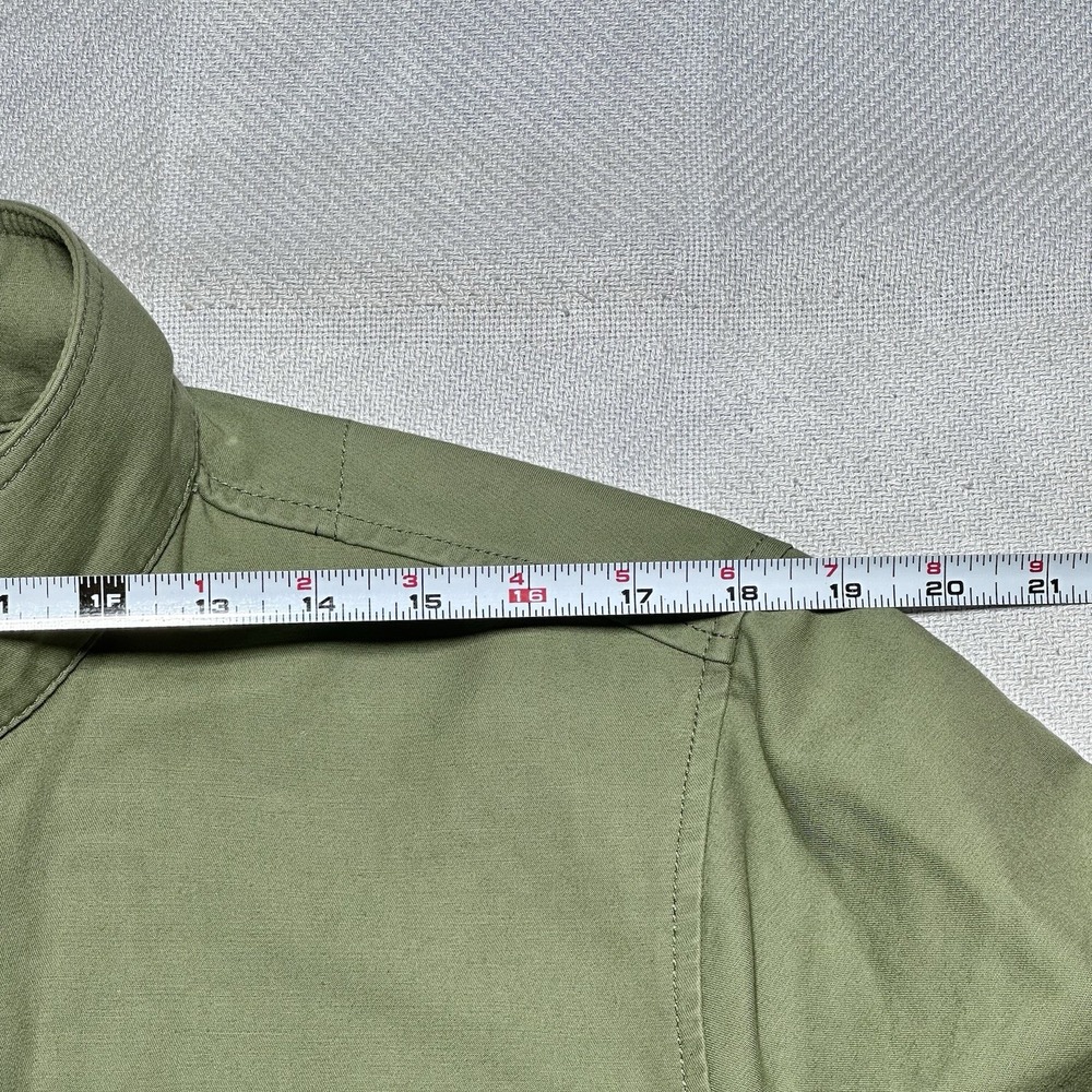 Everlane Field Jacket Womens XL Utility Military Chore Coat Safari Snap Full Zip - Picture 11 of 13